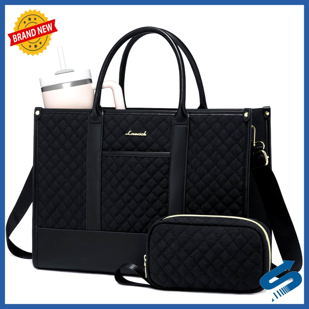 Waterproof Laptop Tote Bag Professional Teacher Work Purse Lightweight Travel